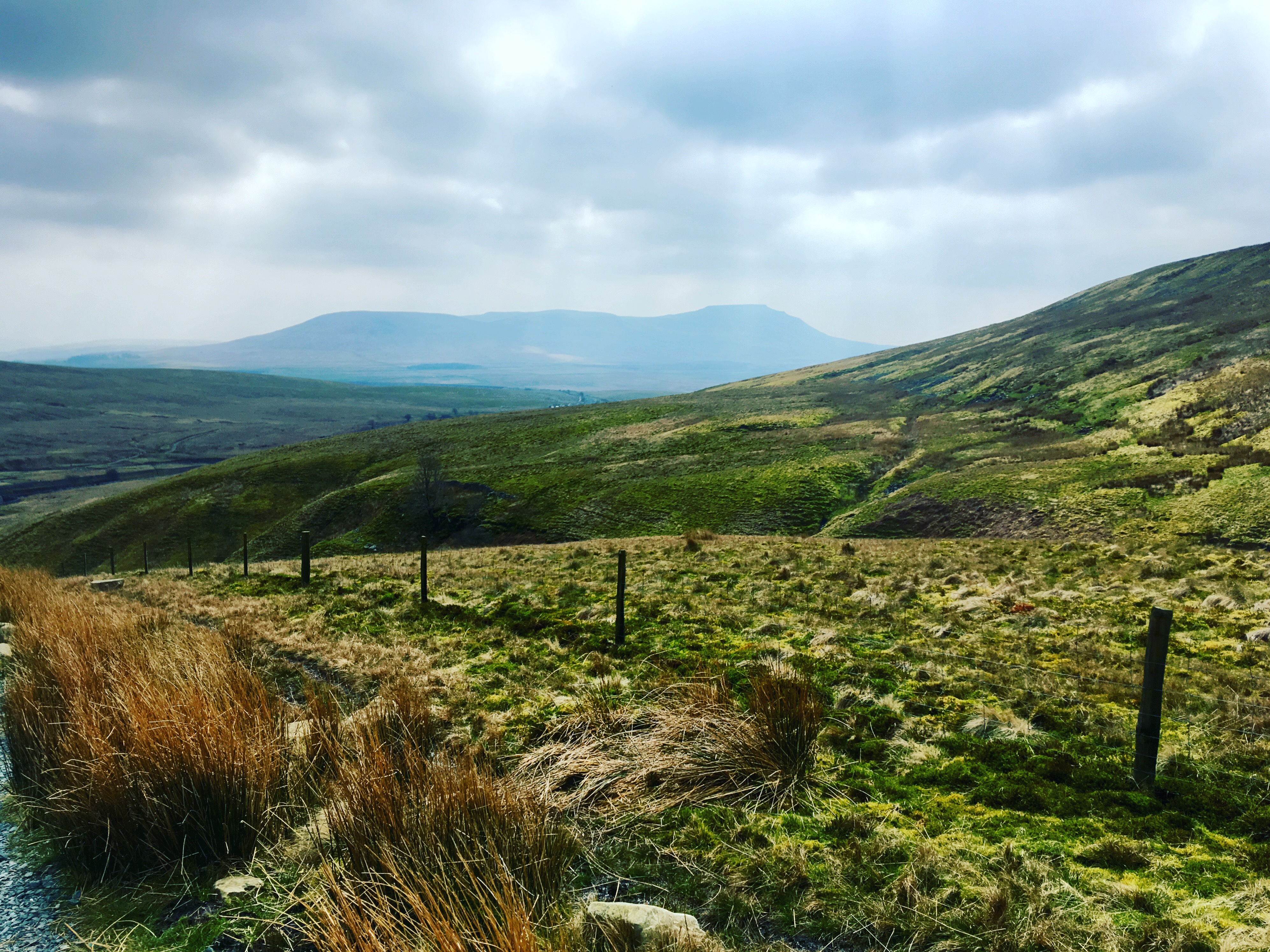 The View from the Descent of Ingleborough 